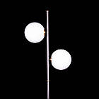 Торшер в стилі лофт на 2 лампи E14 колір каркасу чорний з бронзою SM-3894/2F, фото 2