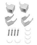 Горизонтальний радіатор дизайнерський Rimini II G 10/590 Білий матовий 550*590, фото 5