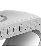 Оригінальна велика настільна смарт лампа-нічник G-Smart Light Sound Machine RGB 15W з бездротовою зарядкою і Bluetooth-колонкою, фото 5