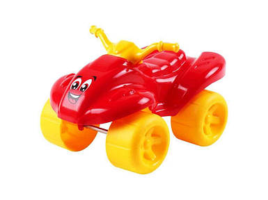 Квадроцикл Максик дитячий пластиковий 17x12x11см червоний арт.2292 ТМ ТЕХНОК FG