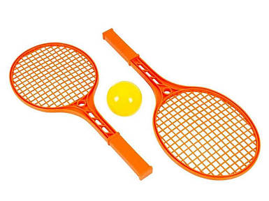 Набір для теніса дитячий 42x18x7.5см помаранчевий арт.0373 ТМ ТЕХНОК FG