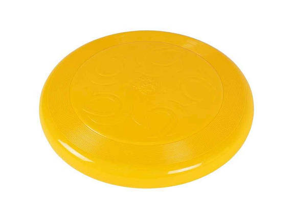 Літаюча тарілка дитяча 23×23×2.7см жовта арт.3022 ТМ ТЕХНОК FG, фото 1