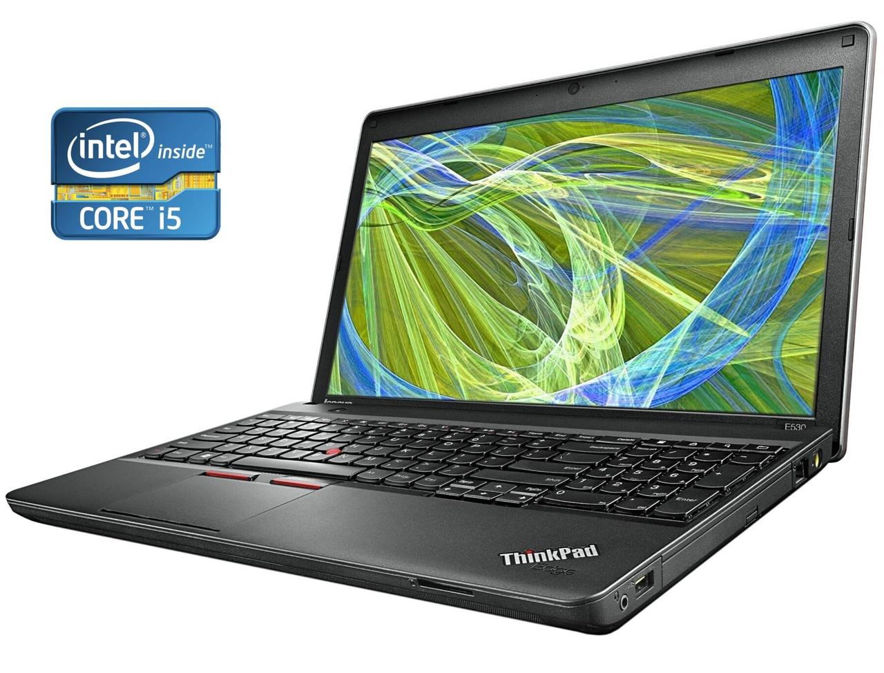Ноутбук Lenovo Thinkpad E530/ 15.6" (1366x768)/ Core i5-3210M/ 4 GB RAM/ 16 GB SSD + 500 GB HDD/ HD 4000