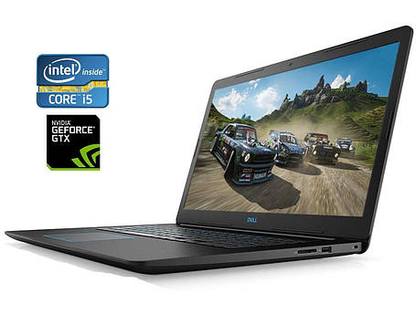 Ігровий ноутбук Б-клас Dell G3 3579/ 15.6" 1920x1080/ i5-8300H/ 8GB RAM/ 128GB SSD+500GB HDD/ GTX 1050 Ti 4GB, фото 1