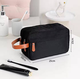 Дорожня сумка органайзер для туалетного приладдя косметичка для подорожей  Solve Black KT6001152