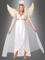 Карнавальное платье для образа ангела с крыльями