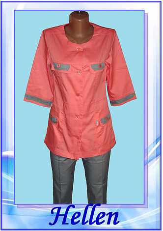 Костюм медичний (котон, кольори в асортименті), фото 1