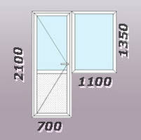 Балконний блок в Хрущовці