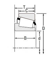 Подшипник TIMKEN HM803149/HM803110 STB4489