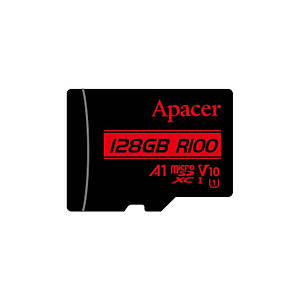 Карта пам'яті MicroSDHC 128GB UHS-I Class 10 Apacer (AP128GMCSX10UB-RA)