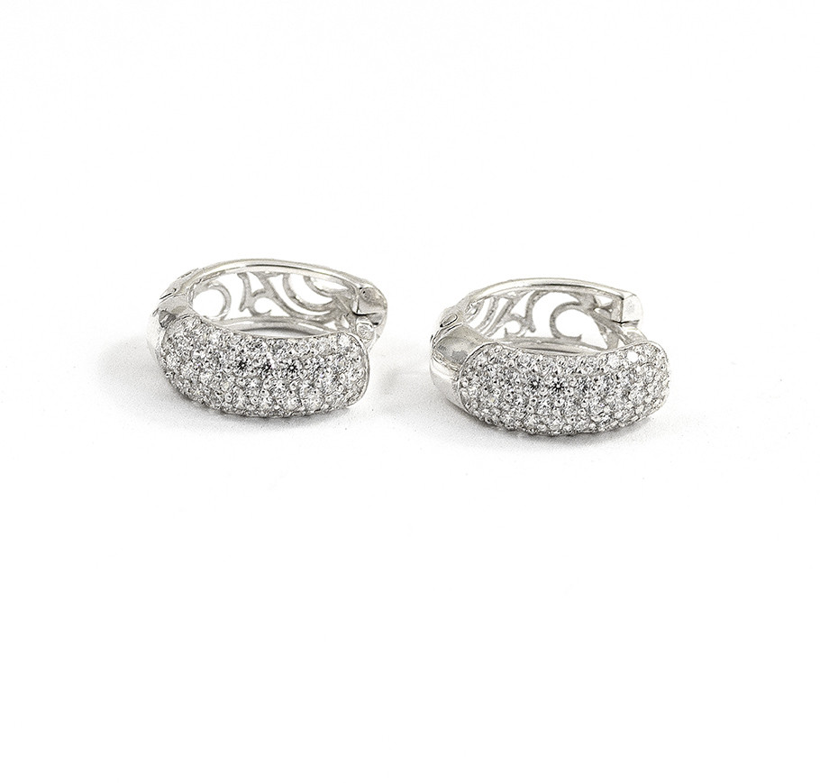 Сережки 96 З Фіанітами, фото 1