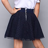 Спідниця шкільна пишна з фатином для дівчинки (116р), фото 2