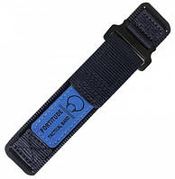 Тактичний нейлоновий ремінець Nylon Blue 22 мм
