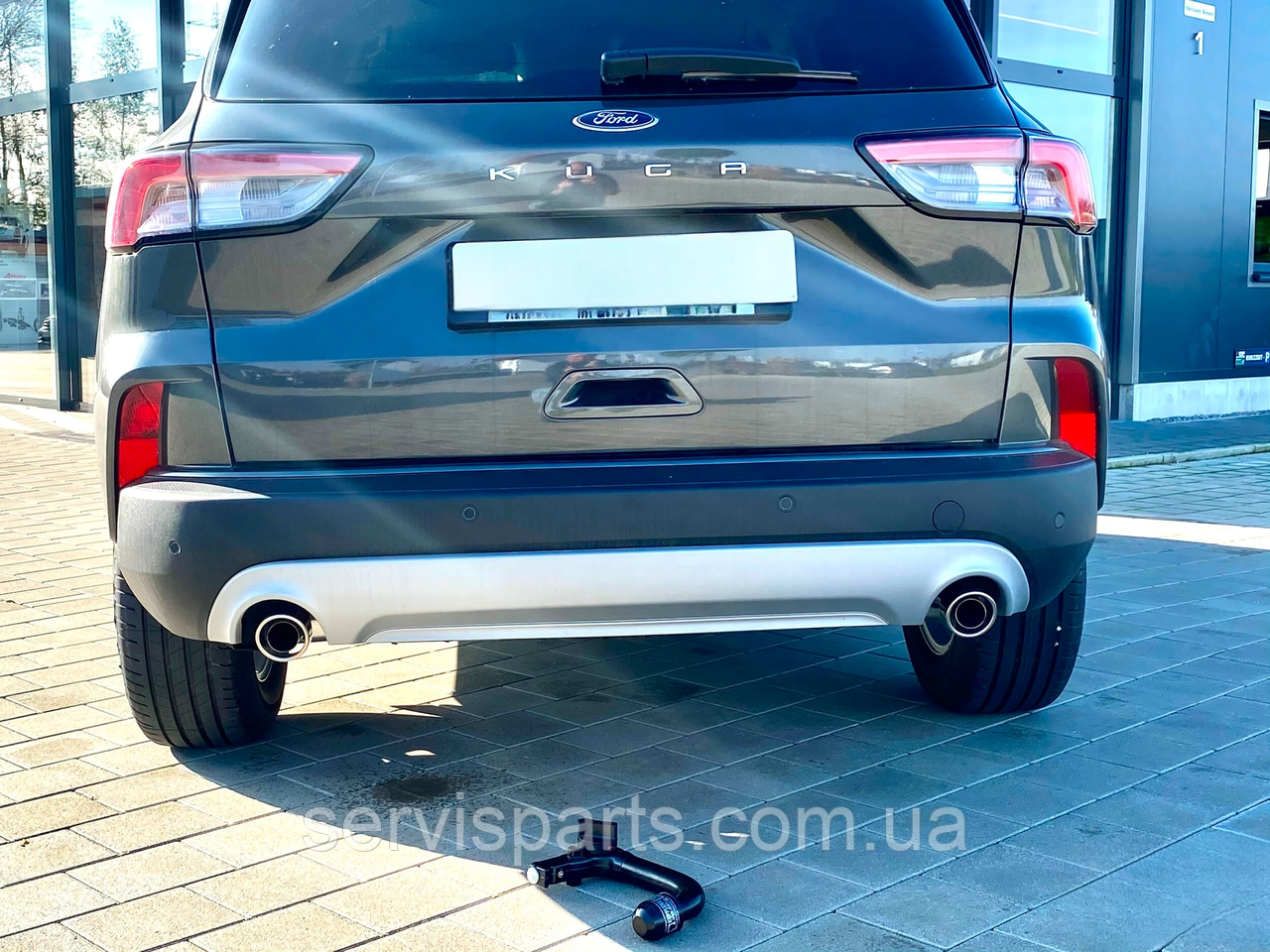 Фаркоп Ford Kuga 2019- (Форд Куга 3) швидкоз'ємний гак на ключах