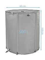 Резервуар для дощової води 500 л темно-зелений Cultivo, фото 5