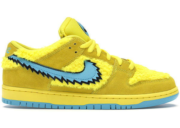Кросівки Nike SB Dunk Low Grateful Dead Bears Opti Yellow — CJ5378-700, фото 1