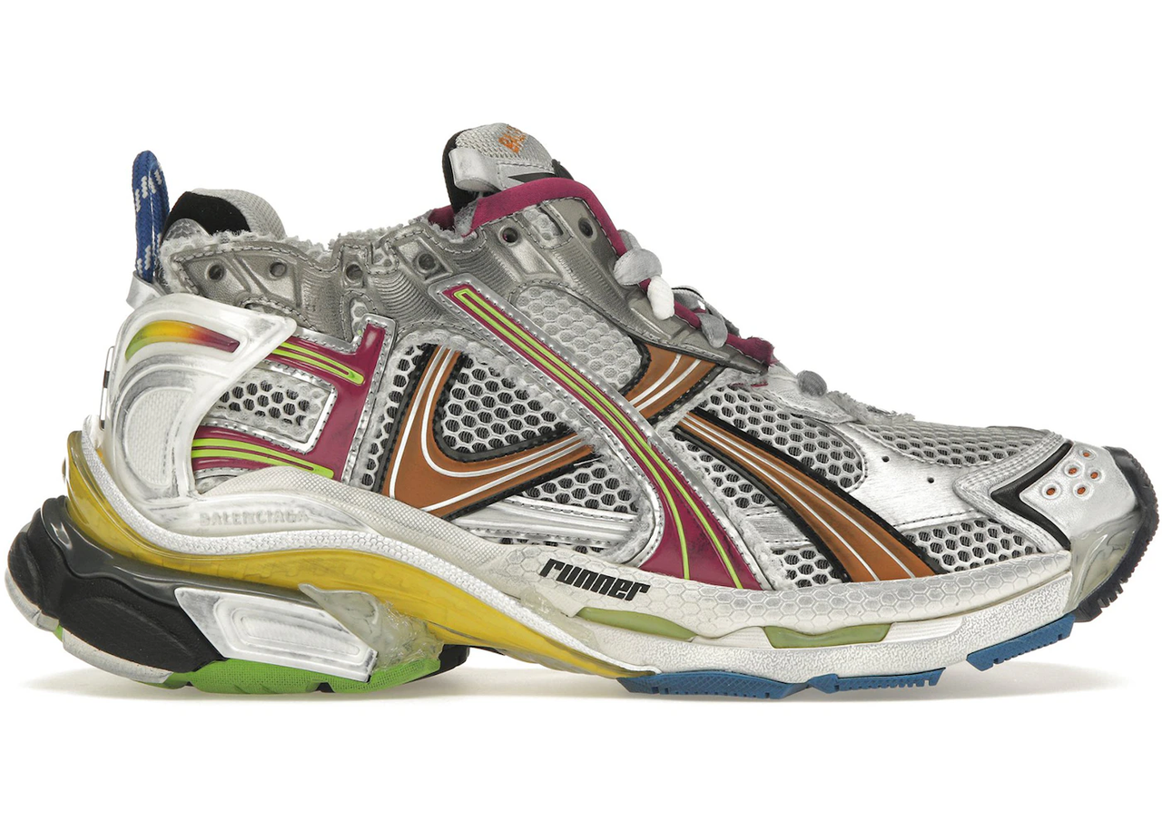 Кроссовки Balenciaga Runner Sneaker Grey Multi-Color - 677403 W3RB6 8123