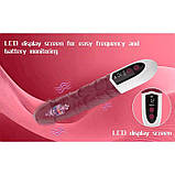 Реалістичний вібратор Satisfyer Lover 12 режимів бордовий, фото 7