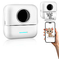 Портативний термопринтер Mini Printer X5 Bluetooth для термодруку без чорнила зі смартфона
