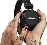 Навушники Marshall Major IV Bluetooth 1:1 Чорні, фото 11