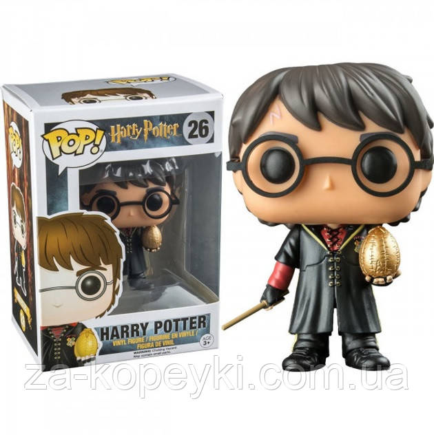 Колекційна фігурка Funko POP Harry Potter Гаррі Поттер із золотим яйцем №26