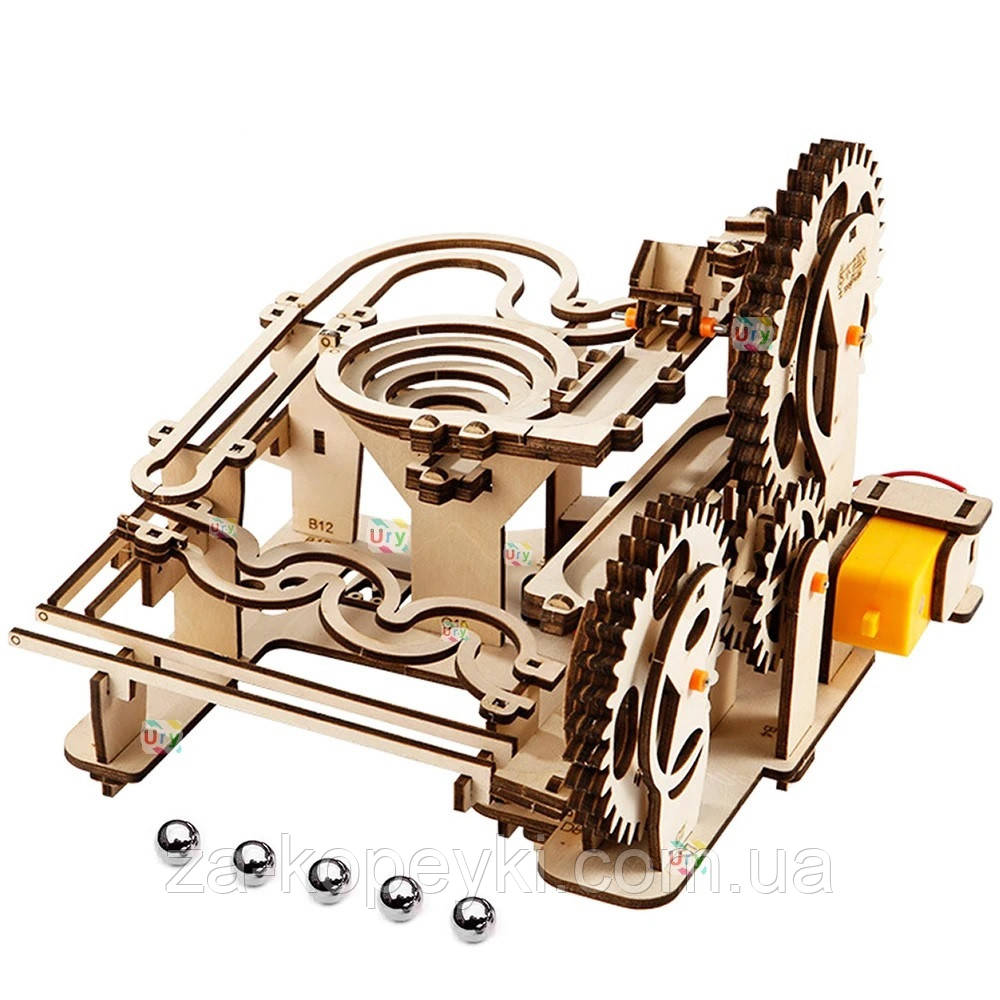 Дерев'яний пазл 3Д ROBOTIME ROKR 3D Marble Run із кульковим лабіринтом TMQ002