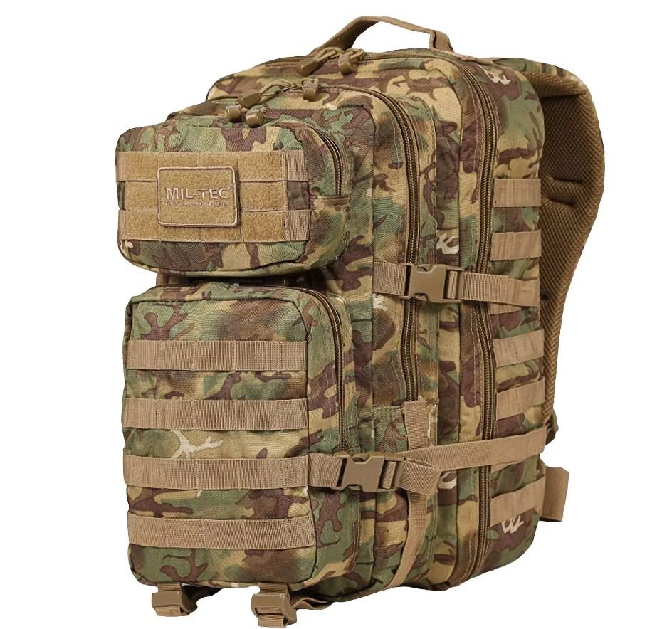 Тактичний Рюкзак 36 літрів Assault (W-D-Arid) MIL-TEC 14002256, фото 1