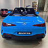 Дитячий електромобіль на акумуляторі Mercedes SL63 M 5098 з пультом р/у для дітей 3-8 років автопофарбування Синій, фото 7