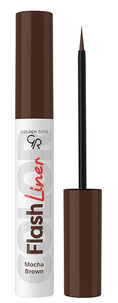 Жидкая подводка для глаз Golden Rose Flash Liner Colored Eyeliner 108 Mocha Brown, 3.5 мл