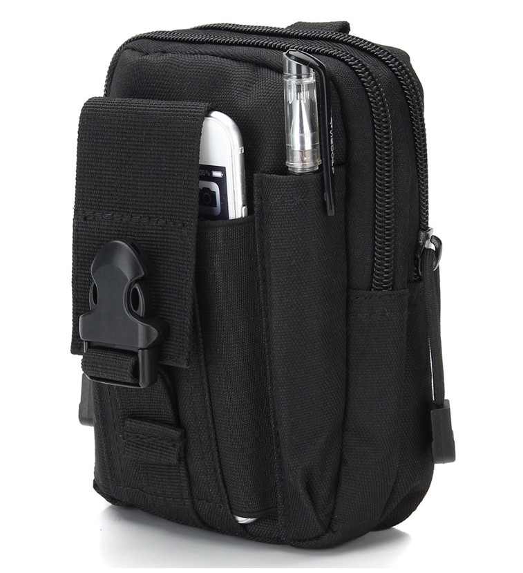 Тактичний Підсумок поясний Molle Black, фото 1