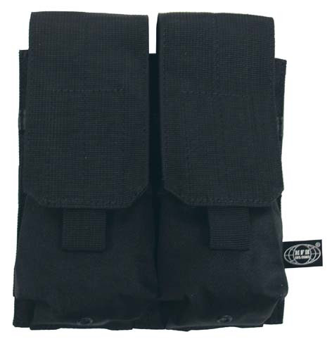 Тактичний Підсумок для магазинів АК подвійний Molle A-TACS FG Max Black 30615A, фото 1