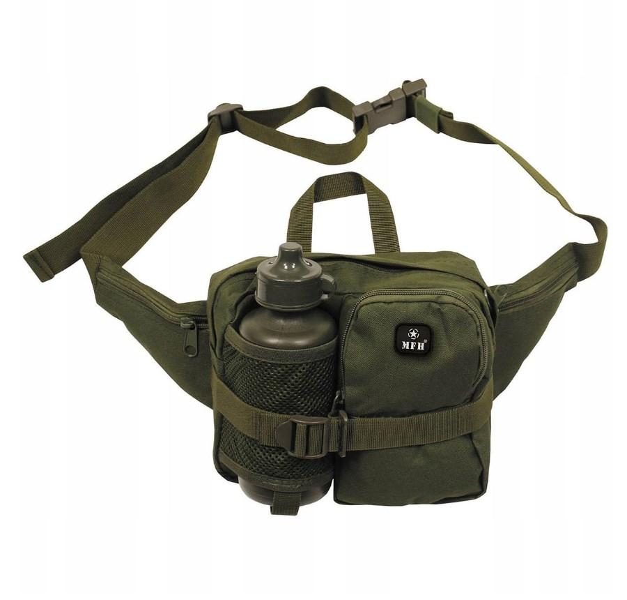Тактична Поясна сумка з пляшкою для води Max Fuchs Olive 30943B, фото 1