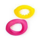 Дитячі ігрові чарівні формочки для ванни і пляжу "SUNNY LOVE" ТМ Quut Рожевий + жовтий 170495