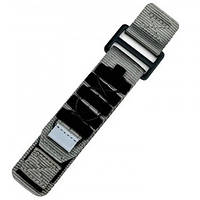 Тактичний нейлоновий ремінець Nylon Pro Grey 20 мм