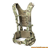 Британський розвантажувальний пояс варбелт ремінь тактичний мультикам з лямками РПС НАТО ЗСУ Virtus MOLLE Hip Belt Yoke V Multicam