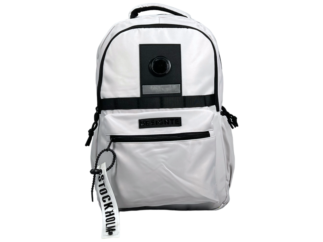 Шкільний рюкзак, підлітковий, 27 л, три відділення, колір білий