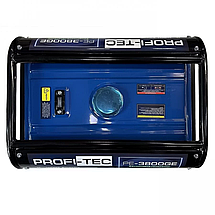 Бензиновий генератор із мідною обмоткою 3 кВт Profi-tec pe 3300 g, фото 4