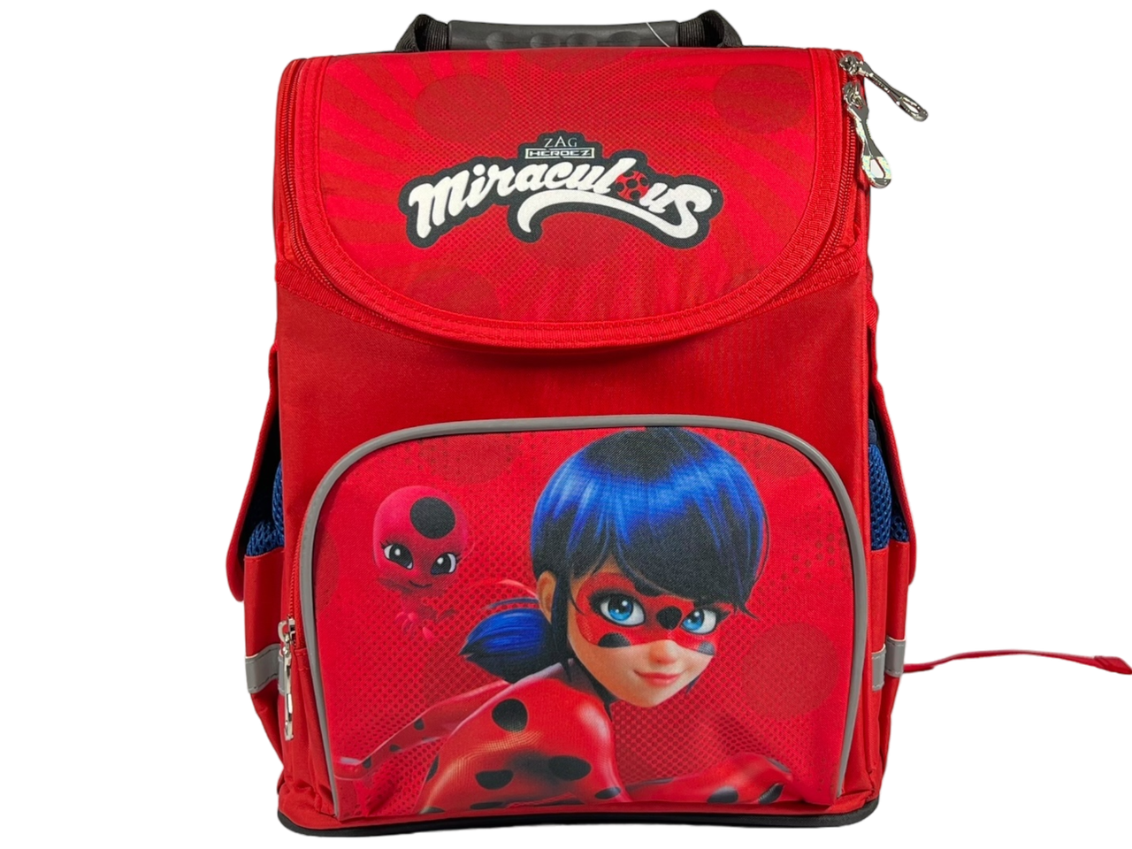 Шкільний рюкзак на два відділення з принтом Леді Баг