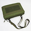 Підсумок-чохол тактичний для планшета 13 дюймів Olive OXFORD 600D MOLLE, фото 3