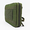 Підсумок-чохол тактичний для планшета 13 дюймів Olive OXFORD 600D MOLLE, фото 4