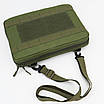 Підсумок-чохол тактичний для планшета 13 дюймів Olive OXFORD 600D MOLLE, фото 10