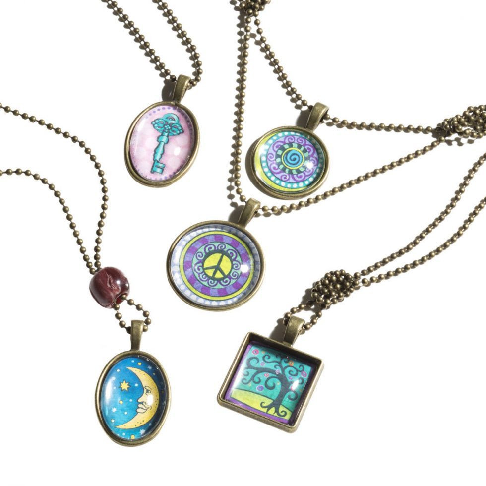 Дитячий набір для юних дизайнерів "Кулончик" (Press-a-Pendant Necklaces) ТМ Melіssa & Doug MD9471