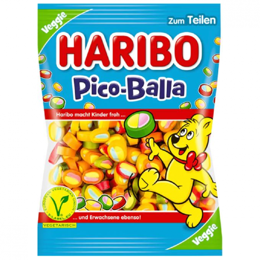 Жувальні цукерки Haribo Pico Balla 160г, фото 1