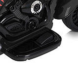 Дитячий електро мотоцикл триколісний на акумуляторі Harley-Davidson M 5739 для дітей 3-8 років Чорний, фото 9
