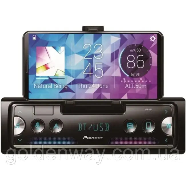 Автомагнітола Pioneer SPH-10BT Bluetooth FLAC 13-смуговий графічний еквалайзер