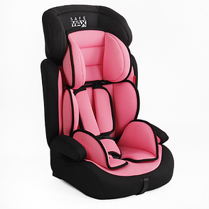 Дитяче автокрісло з бустером JOY RS-64188, група 1/2/3, система ISOFIX, вага дитини від 9-36 кг, рожеве, фото 1