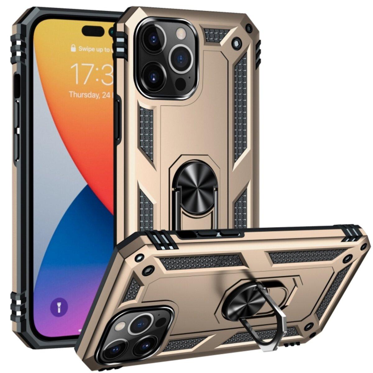 Чохол Cosmic Robot Ring для iPhone 14 Pro Gold, фото 1