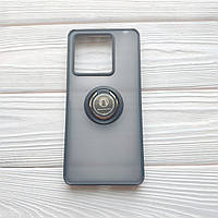 Чохол Armor Ring для Xiaomi Redmi Note 13 Pro 5G протиударний з кільцем Чорний