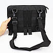 Підсумок-чохол тактичний для планшета 13 дюймів Black OXFORD 600D MOLLE, фото 4