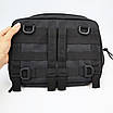 Підсумок-чохол тактичний для планшета 13 дюймів Black OXFORD 600D MOLLE, фото 10